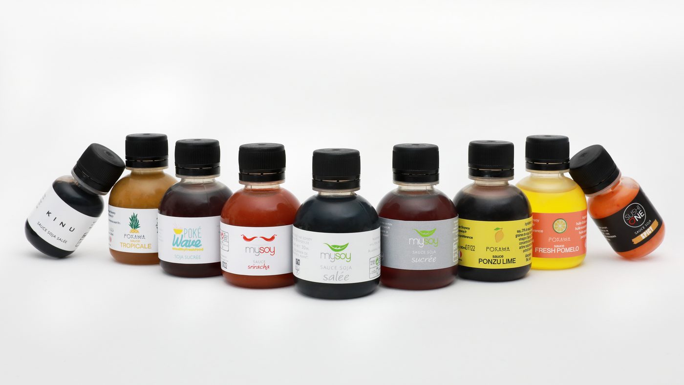 Sachets — sauces en doses individuelles MySoy SoySoy